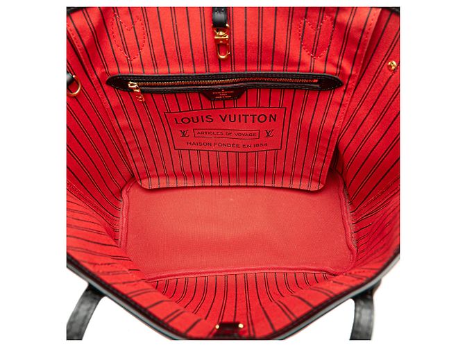 Louis Vuitton Monogram Kabuki Neverfull Mm Marrone - vista 4