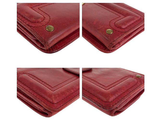 Chloé Rotes Leder Langwallet von Chloe - Ansicht 5