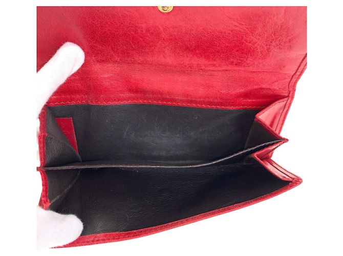 Chloé Rotes Leder Langwallet von Chloe - Ansicht 7