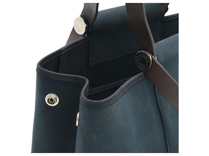 Hermès Cabag Elan PM Leder Tote Tasche Schwarz - Ansicht 7