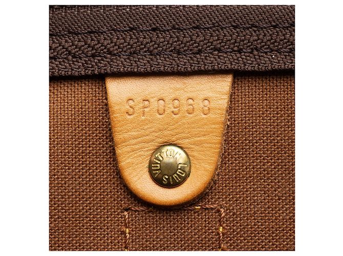 Duffle Keepall 45 in tela monogramma vintage Louis Vuitton Marrone - vista 6