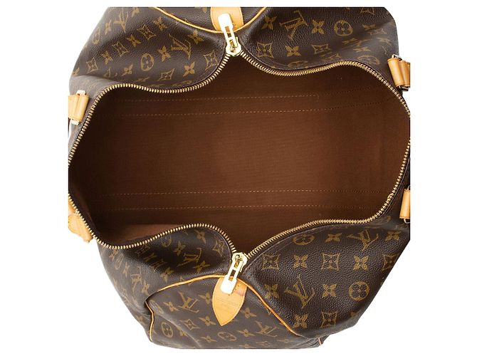 Duffle Keepall 45 in tela monogramma vintage Louis Vuitton Marrone - vista 7