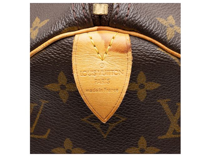 Duffle Keepall 45 in tela monogramma vintage Louis Vuitton Marrone - vista 8