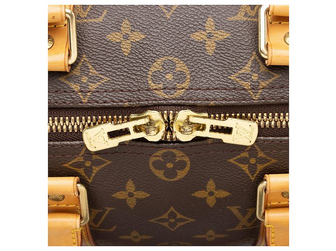 Duffle Keepall 45 in tela monogramma vintage Louis Vuitton Marrone - vista 9