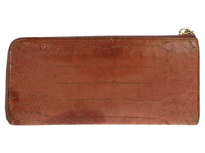 Portafoglio lungo in pelle rosa Miu Miu - vista 2