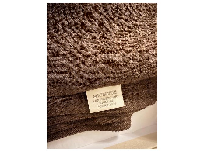 Pashmina - ROLEX Schal Ebenholz  Haselnuss Hellbraun Schokolade - Ansicht 4