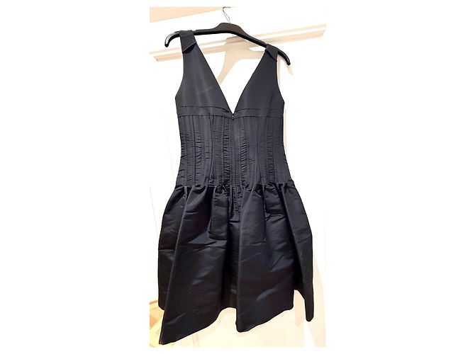OSCAR DE LA RENTA HAUTE COUTURE Kleid Schwarz - Ansicht 3