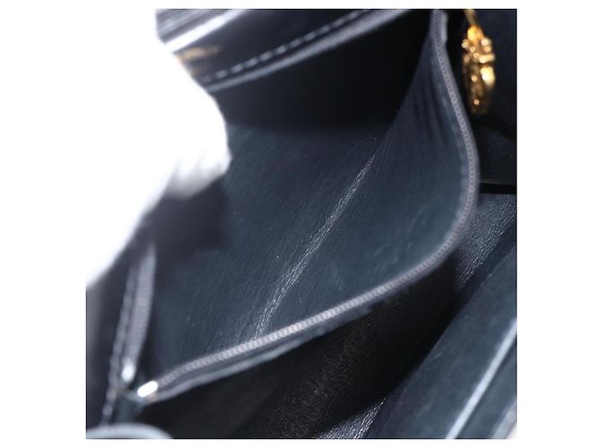 Gucci Borsa a Spalla in Pelle Nera e Oro Auth 174014 Nero D'oro - vista 12