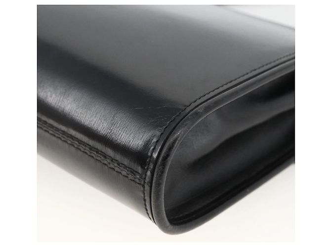 Gucci Borsa a Spalla in Pelle Nera e Oro Auth 174014 Nero D'oro - vista 15
