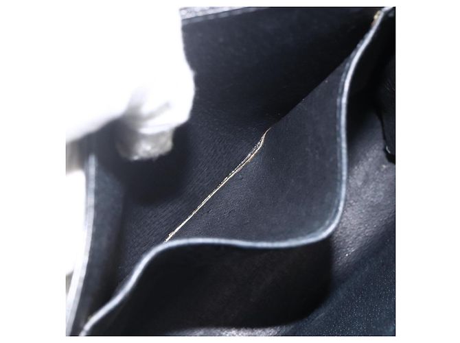 Gucci Borsa a Spalla in Pelle Nera e Oro Auth 174014 Nero D'oro - vista 22