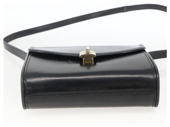 Gucci Borsa a Spalla in Pelle Nera e Oro Auth 174014 Nero D'oro - vista 5