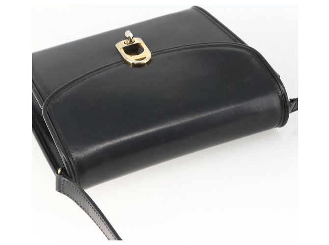 Gucci Borsa a Spalla in Pelle Nera e Oro Auth 174014 Nero D'oro - vista 6