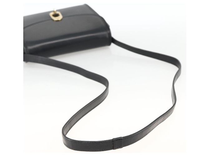 Gucci Borsa a Spalla in Pelle Nera e Oro Auth 174014 Nero D'oro - vista 7