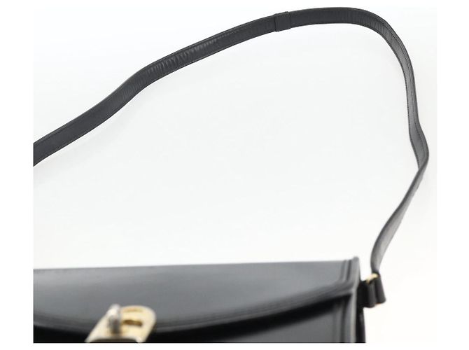 Gucci Borsa a Spalla in Pelle Nera e Oro Auth 174014 Nero D'oro - vista 8