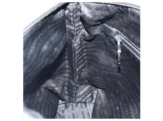 PRADA Schultertasche Nylon Grün Silber Authentisch 173841 - Ansicht 23