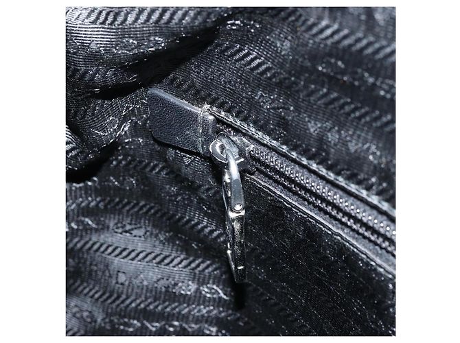 PRADA Schultertasche Nylon Grün Silber Authentisch 173841 - Ansicht 24