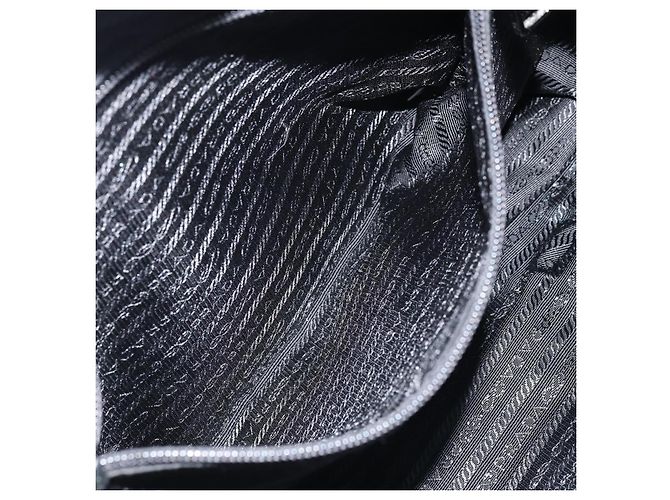 PRADA Schultertasche Nylon Grün Silber Authentisch 173841 - Ansicht 25