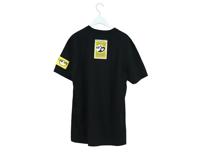 Dolce & Gabbana DOLCE&GABBANA D&G x Jujutsu Kaisen Camiseta Panda de Algodón Negra Auth 167061SM - vista 2