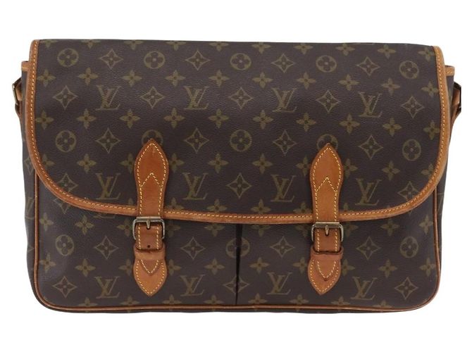 LOUIS VUITTON Borsa a Spalla Gibeciere GM Monogram M42246 LV Auth 172938 Monogramma - vista 13