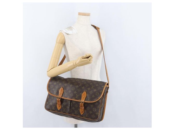 LOUIS VUITTON Borsa a Spalla Gibeciere GM Monogram M42246 LV Auth 172938 Monogramma - vista 26