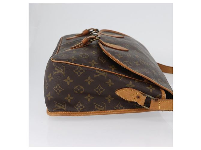 LOUIS VUITTON Borsa a Spalla Gibeciere GM Monogram M42246 LV Auth 172938 Monogramma - vista 3