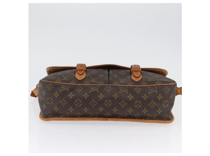 LOUIS VUITTON Borsa a Spalla Gibeciere GM Monogram M42246 LV Auth 172938 Monogramma - vista 5