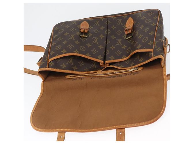 LOUIS VUITTON Borsa a Spalla Gibeciere GM Monogram M42246 LV Auth 172938 Monogramma - vista 9