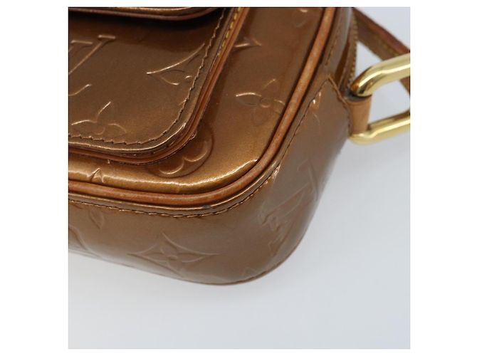 LOUIS VUITTON Borsa a Spalla Monogram Vernis Christy MM Bronzo M91109 Auth gh1807 - vista 14
