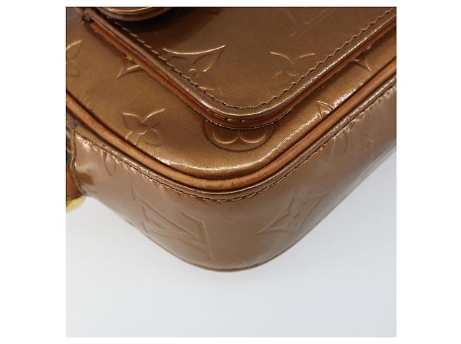 LOUIS VUITTON Borsa a Spalla Monogram Vernis Christy MM Bronzo M91109 Auth gh1807 - vista 15