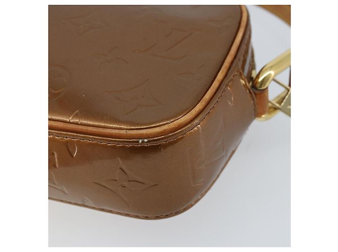 LOUIS VUITTON Borsa a Spalla Monogram Vernis Christy MM Bronzo M91109 Auth gh1807 - vista 16