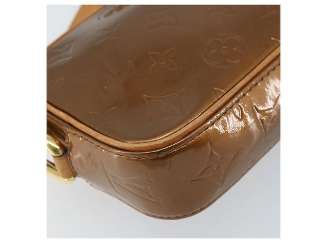 LOUIS VUITTON Borsa a Spalla Monogram Vernis Christy MM Bronzo M91109 Auth gh1807 - vista 17