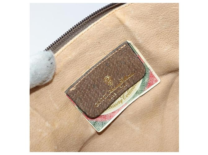 Gucci Bolso GG Supreme Web Sherry Line PVC Beige Rojo 904 02 026 Auth ep13622 Roja - vista 19