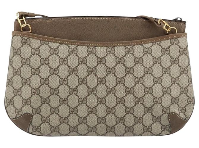 Gucci Bolso GG Supreme Web Sherry Line PVC Beige Rojo 904 02 026 Auth ep13622 Roja - vista 2