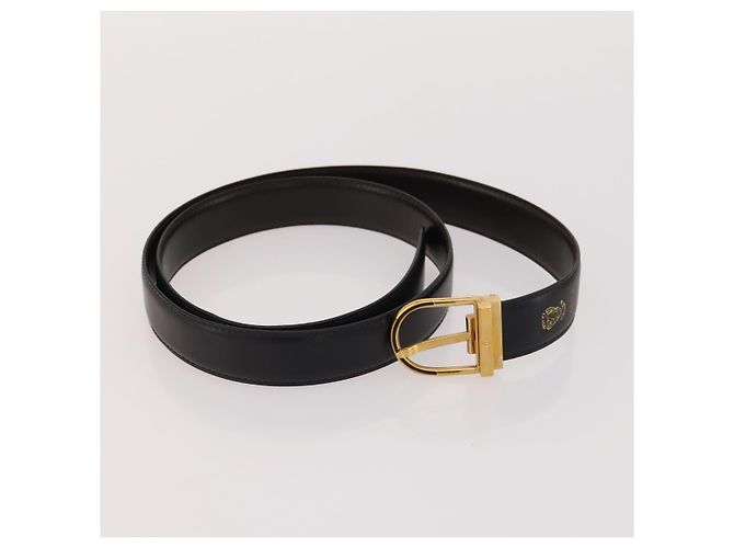 CINTURA IN PELLE GUCCI LANVIN COLLECTION PRADA 6 SET NERO MARRONE SCURO Auth ti3572 - vista 13
