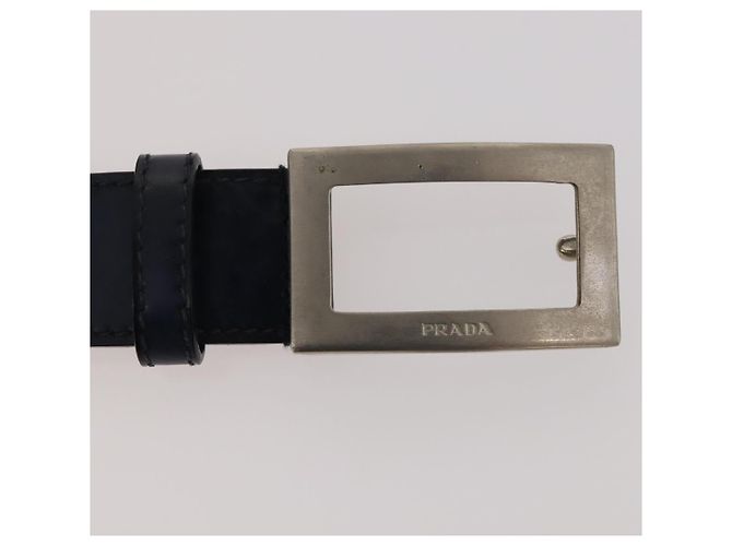 CINTURA IN PELLE GUCCI LANVIN COLLECTION PRADA 6 SET NERO MARRONE SCURO Auth ti3572 - vista 19