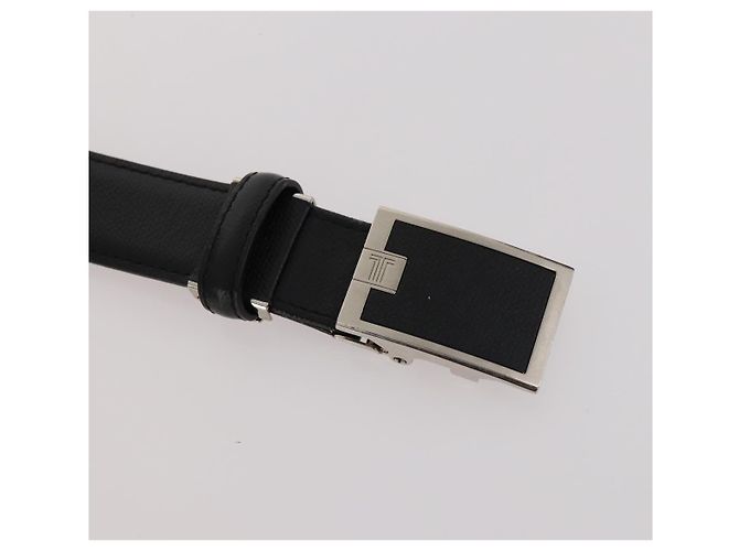 CINTURA IN PELLE GUCCI LANVIN COLLECTION PRADA 6 SET NERO MARRONE SCURO Auth ti3572 - vista 5