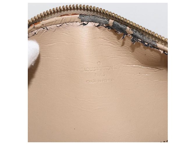 LOUIS VUITTON Borsa a Mano Monogram Vernis Bedford Beige M91006 LV Auth BA11259 - vista 10