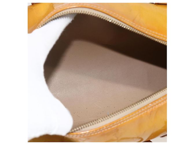 LOUIS VUITTON Borsa a Mano Monogram Vernis Bedford Beige M91006 LV Auth BA11259 - vista 11