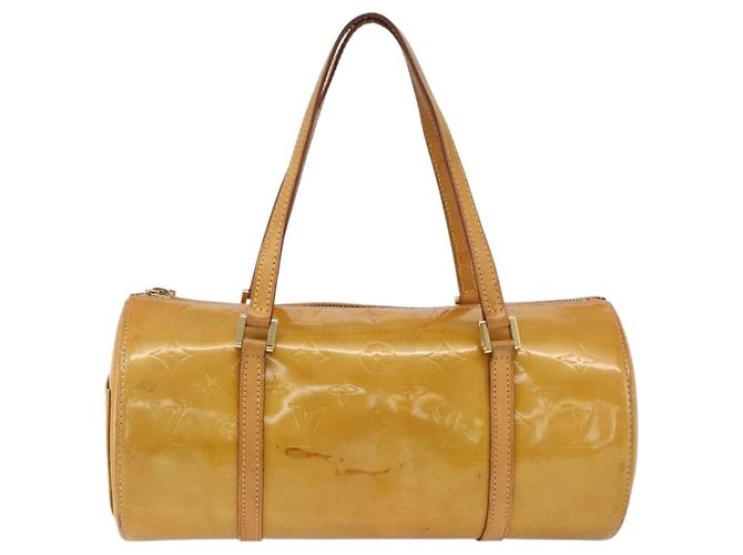 LOUIS VUITTON Borsa a Mano Monogram Vernis Bedford Beige M91006 LV Auth BA11259 - vista 13