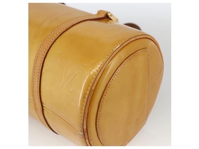 LOUIS VUITTON Borsa a Mano Monogram Vernis Bedford Beige M91006 LV Auth BA11259 - vista 15