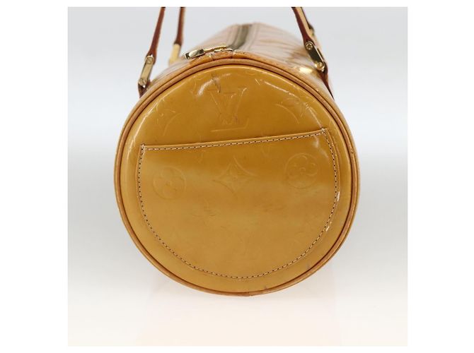 LOUIS VUITTON Borsa a Mano Monogram Vernis Bedford Beige M91006 LV Auth BA11259 - vista 3