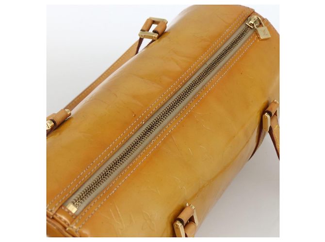 LOUIS VUITTON Borsa a Mano Monogram Vernis Bedford Beige M91006 LV Auth BA11259 - vista 6