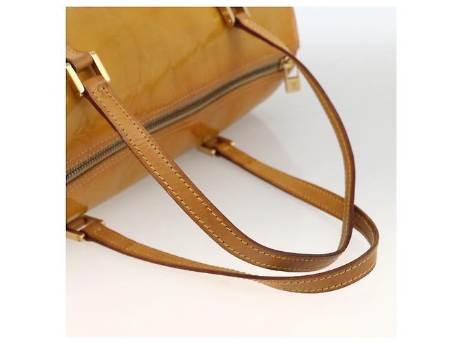 LOUIS VUITTON Borsa a Mano Monogram Vernis Bedford Beige M91006 LV Auth BA11259 - vista 7