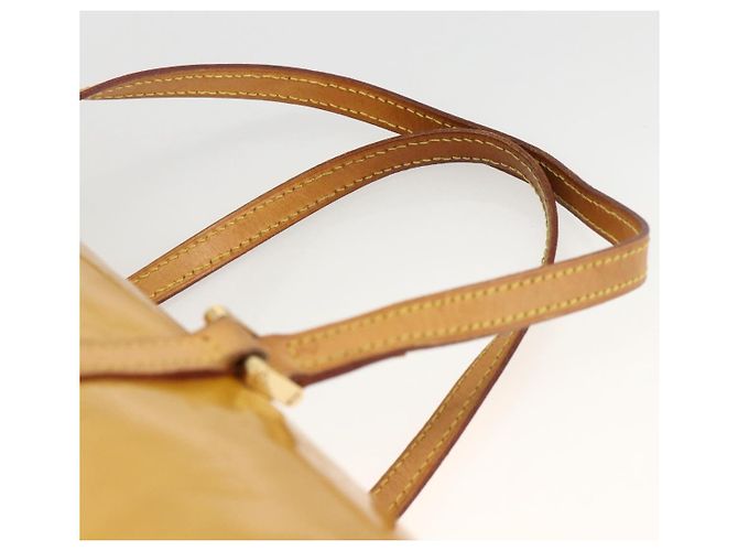 LOUIS VUITTON Borsa a Mano Monogram Vernis Bedford Beige M91006 LV Auth BA11259 - vista 8