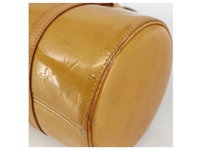 LOUIS VUITTON Borsa a Mano Monogram Vernis Bedford Beige M91006 LV Auth BA11259 - vista 9
