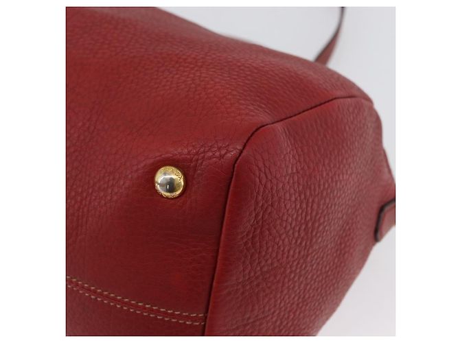 PRADA Borsa a Mano in Pelle 2 in 1 Rossa Oro Auth ka2905 Rosso D'oro - vista 15