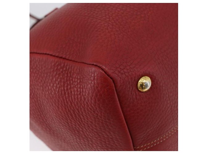 PRADA Borsa a Mano in Pelle 2 in 1 Rossa Oro Auth ka2905 Rosso D'oro - vista 16