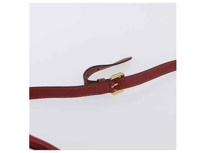 PRADA Borsa a Mano in Pelle 2 in 1 Rossa Oro Auth ka2905 Rosso D'oro - vista 9