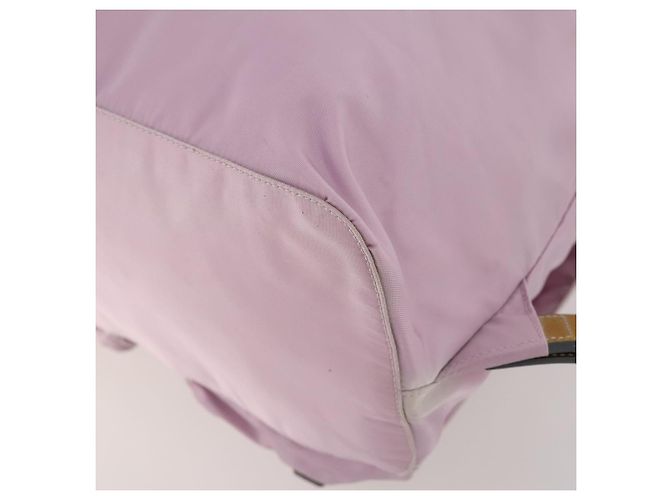 Mochila PRADA de nylon rosa prata Auth LNZ309 - vista 18