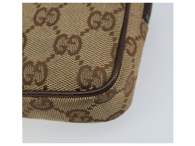 Borsa a Spalla GG Canvas Gucci Beige Argento 120975 Auth 172462 - vista 14